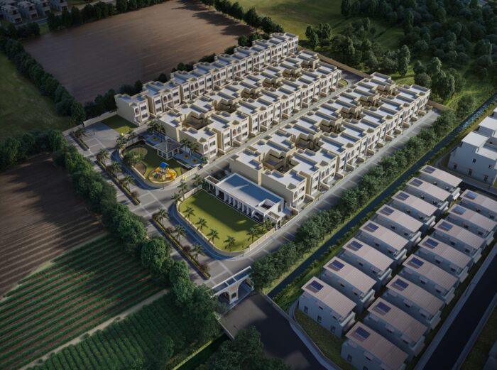 Hexa Kshitij - Final Render - Aerial